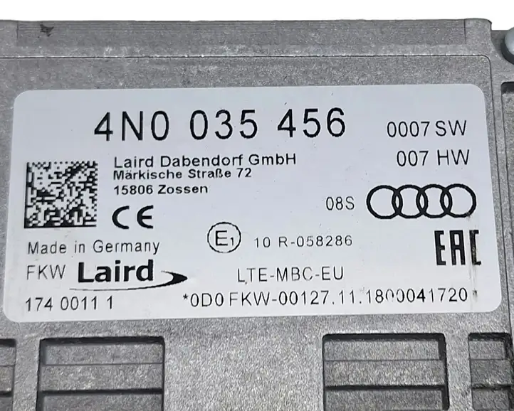 Audi e-tron (2018 - ) 4N0035456 Усилитель антенны — фото 6