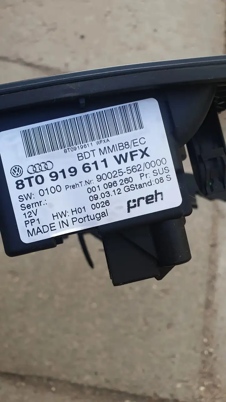 Audi A4 S4 B8 8K (2011 - 2015) 8T0919611WFX Контроллер мультимедийной системы — фото 4