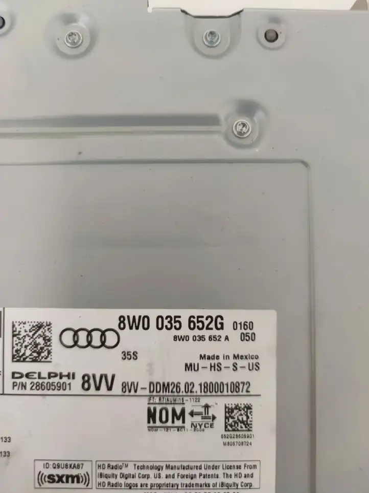 Audi A4 S4 B9 (2015 - 2019) 8W0035652A Контроллер мультимедийной системы — фото 8