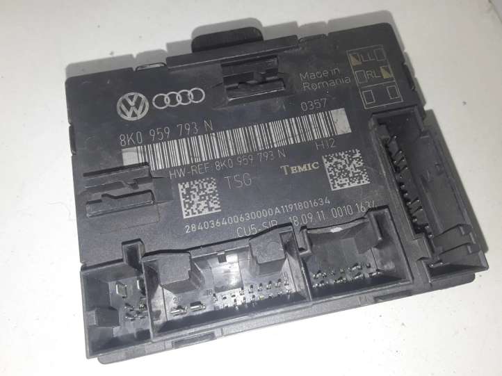 8K0959793N Audi Q5 SQ5 Durų elektronikos valdymo blokas