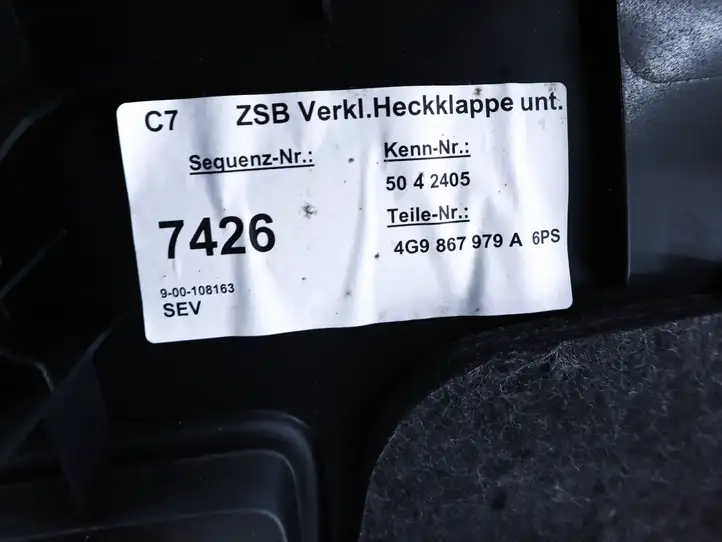 Audi A6 C7 (2011 - 2014) 4G9867979A Обшивка багажника — фото 2