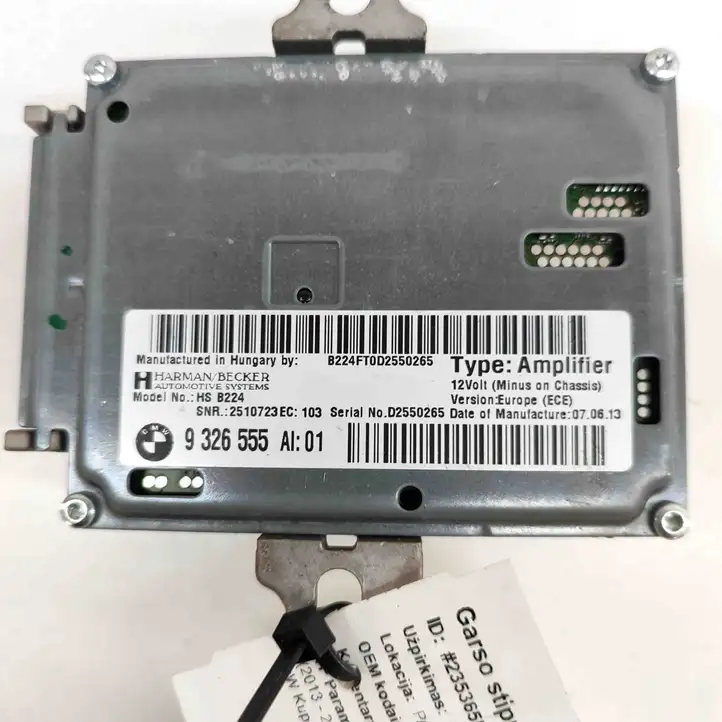 BMW 4 F32 F33 (2013 - 2017) 9326555 Усилитель звука — фото 6