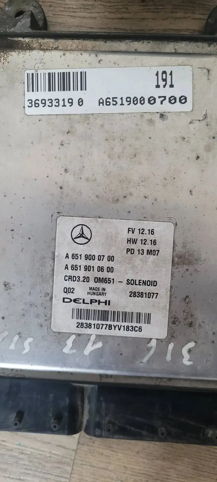 Mercedes-Benz Sprinter W906 (2006 - 2018) A6519000700 Комплект системы зажигания — фото 5