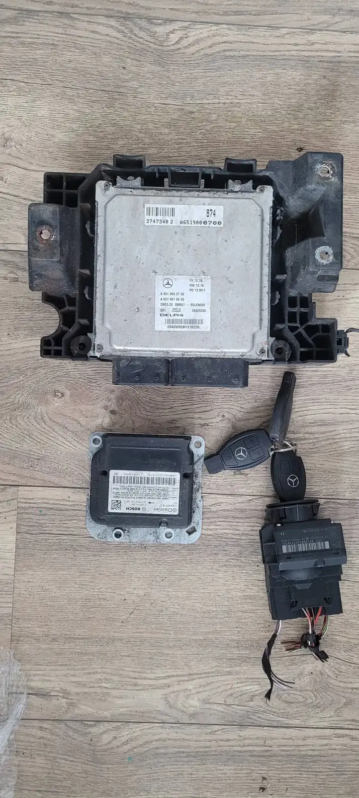 Mercedes-Benz Sprinter W906 (2006 - 2018)  A6519000700 Комплект зажигания