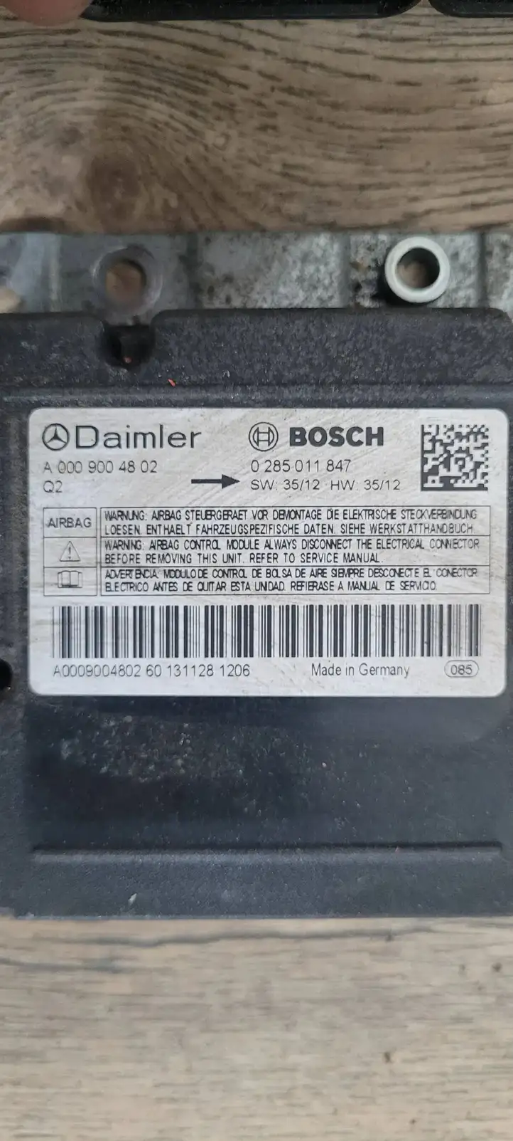 Mercedes-Benz Sprinter W906 (2006 - 2018)  A6519000700 Комплект зажигания