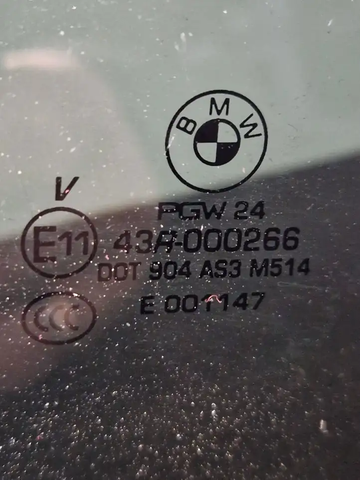 BMW X5 F15 (2013 - 2017)  43R000266 Основное стекло задних дверей