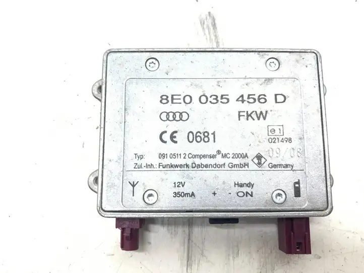 Audi A4 S4 B8 8K (2007 - 2011) 8E0035456D Усилитель антенны — фото 2