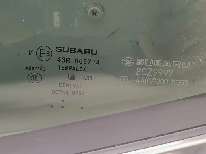 Subaru Forester SK (2018 - 2025) 43R006714 Заднее боковое стекло — фото 2