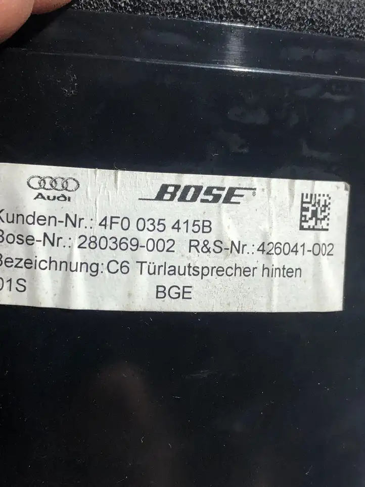 Audi Q7 4L (2005 - 2009) 4F0035415B Динамики задних дверей — фото 3