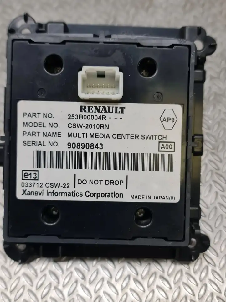 Renault Laguna III (2007 - 2015) 253B00004R Контроллер мультимедийной системы — фото 5