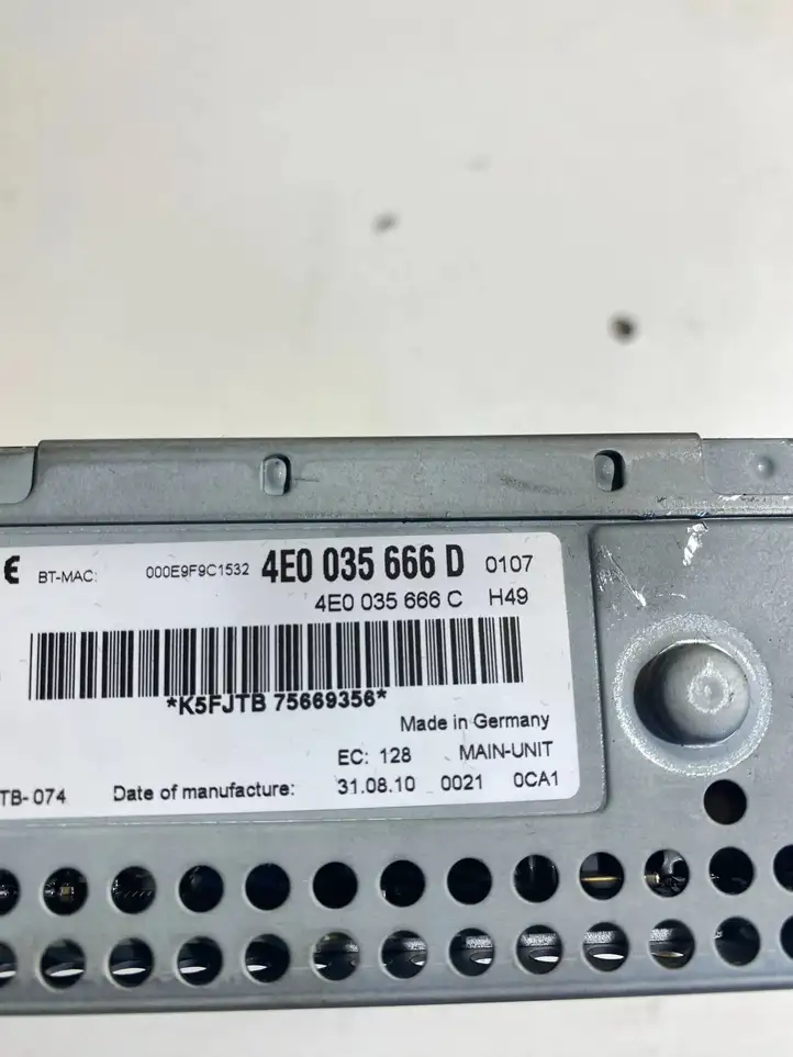 Audi A6 S6 C6 4F (2008 - 2011) 4E0035666D CD/DVD чейнджер — фото 4