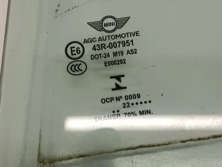 Mini Cooper Countryman F60 (2020 - 2023) 43R007951 Стекло задней двери — фото 2