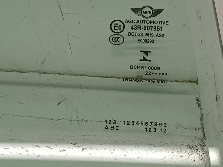 Mini Cooper Countryman F60 (2020 - 2023) 43R007951 Стекло задней двери — фото 2