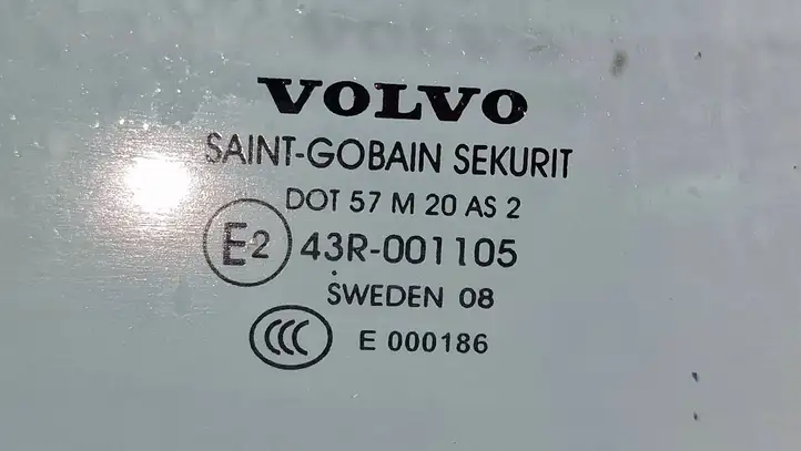 Volvo V70 (2007 - 2013) 43R001105 Стекло задней двери — фото 3