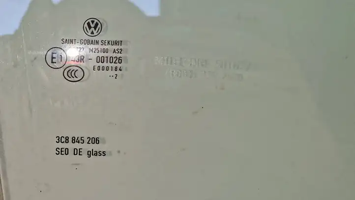Volkswagen PASSAT CC (2012 - 2017) 3C8845206 Стекло задней двери — фото 3