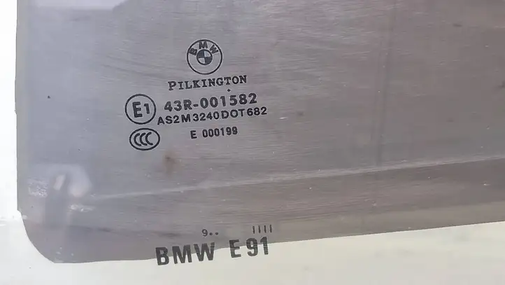BMW 3 E90 E91 (2005 - 2012) 43R001582 Стекло задней двери — фото 3