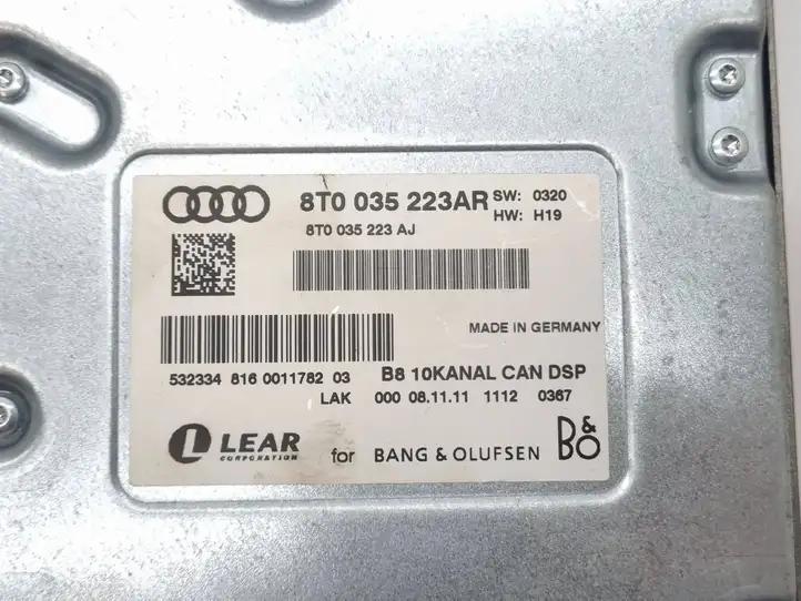 Audi A4 S4 B8 8K (2011 - 2015) 8T0035223AR Усилитель звука — фото 4