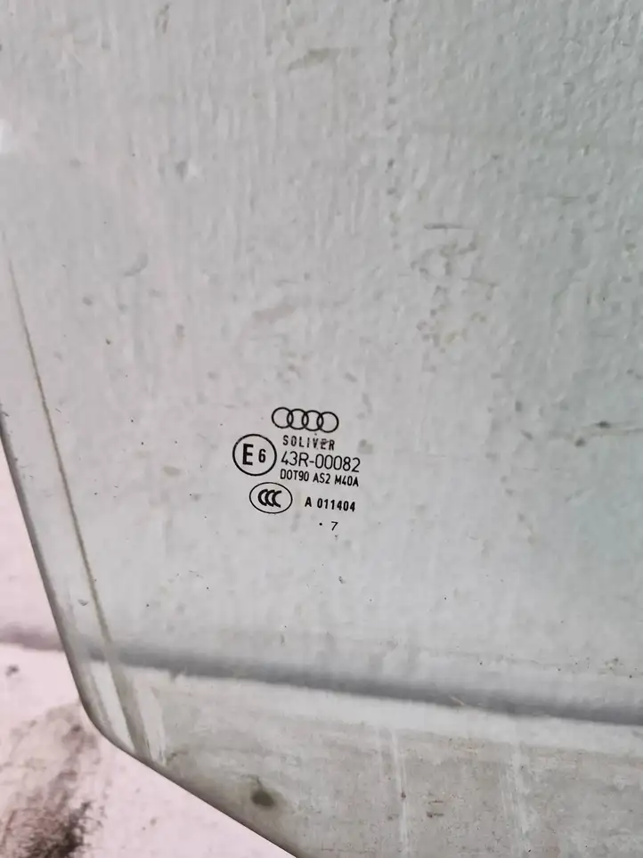 Audi A6 S6 C5 4B (2001 - 2004) 43R00082 Стекло передней двери — фото 2