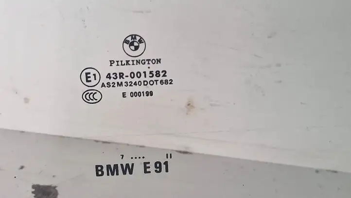 BMW 3 E90 E91 (2005 - 2012) 43R001582 Стекло задней двери — фото 3