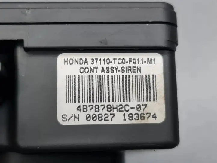 Honda Accord (2008 - 2016) 4B7878H2C07 Сирена сигнализации — фото 3