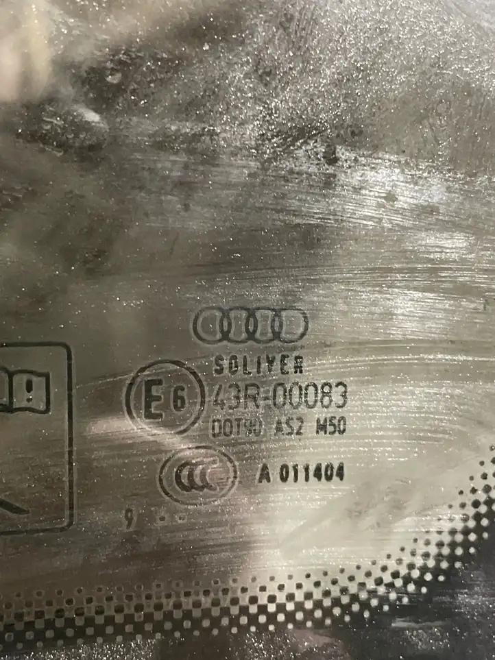 Audi A8 S8 D4 4H (2010 - 2014) 43R00083 Заднее боковое стекло — фото 6