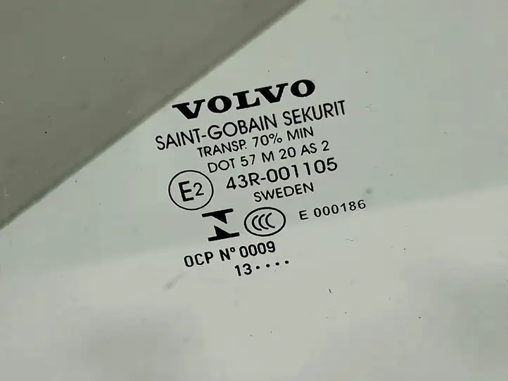 Volvo S60 (2013 - 2018) 31385416 Стекло задней двери — фото 2