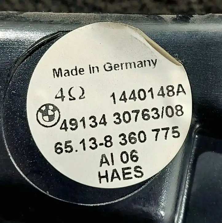 BMW 5 E39 (1996 - 2003) 65138360775 Динамики передних дверей — фото 5