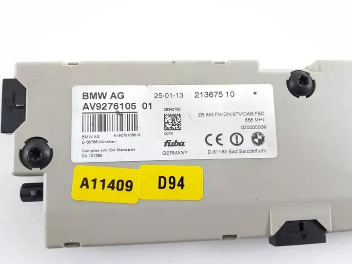 BMW 6 F06 Gran coupe (2012 - 2018) 9276105 Усилитель антенны — фото 2