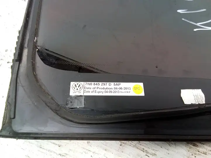 Volkswagen Sharan (2010 - 2015) 7N0845297D Заднее боковое стекло — фото 4