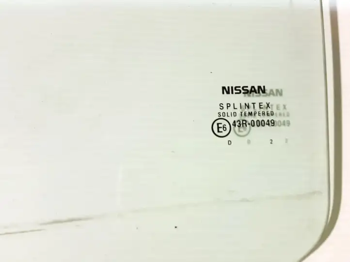 Nissan Primera (2001 - 2008) 43R00049 Стекло задней двери — фото 2