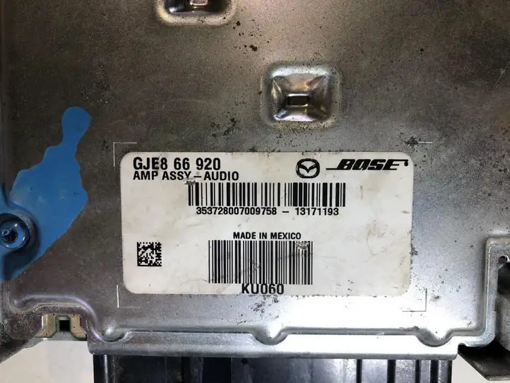 Mazda 6 (2012 - 2015) GJE866920 Усилитель звука — фото 3