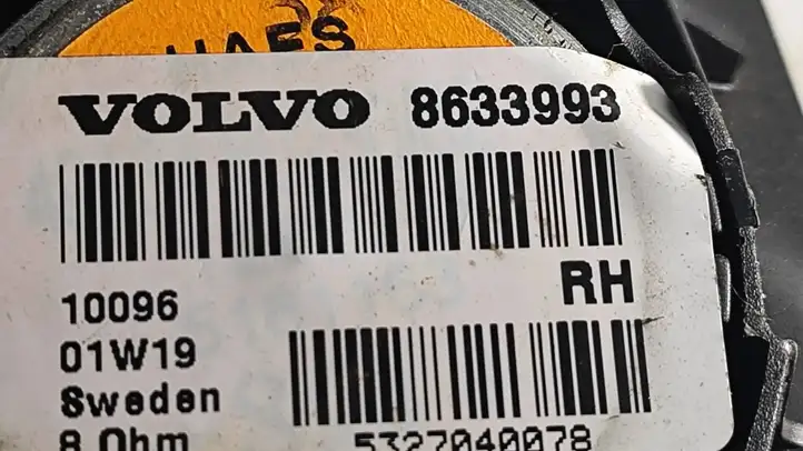 Volvo V70 (2000 - 2004) 8633993 Динамики передних дверей — фото 3
