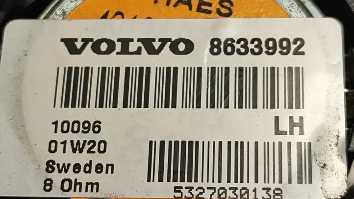 Volvo V70 (2000 - 2004) 8633992 Динамики передних дверей — фото 3