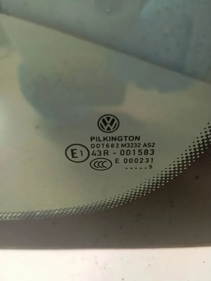 Volkswagen Caddy (2004 - 2010) 43R001583 Заднее боковое стекло — фото 2