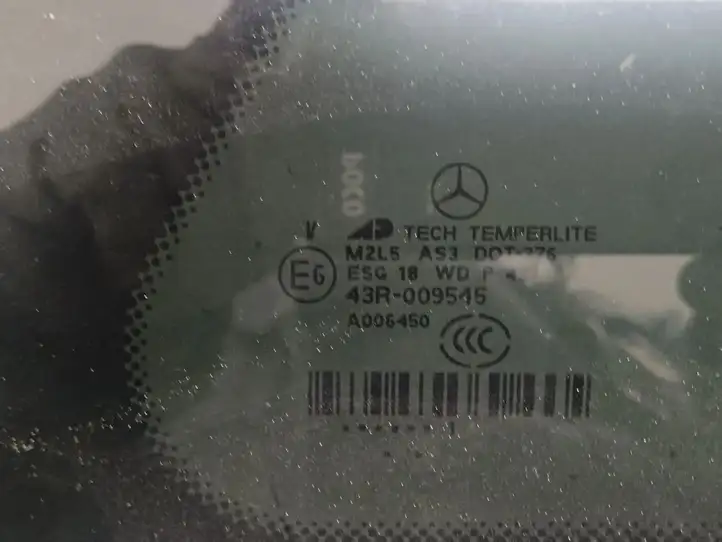Mercedes-Benz GL X164 (2006 - 2012) 43R009545 Заднее боковое стекло — фото 2