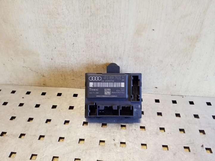 4F0959792E Audi A6 S6 C6 4F Durų elektronikos valdymo blokas