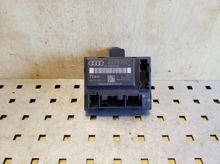 4F0959793E Audi A6 S6 C6 4F Durų elektronikos valdymo blokas