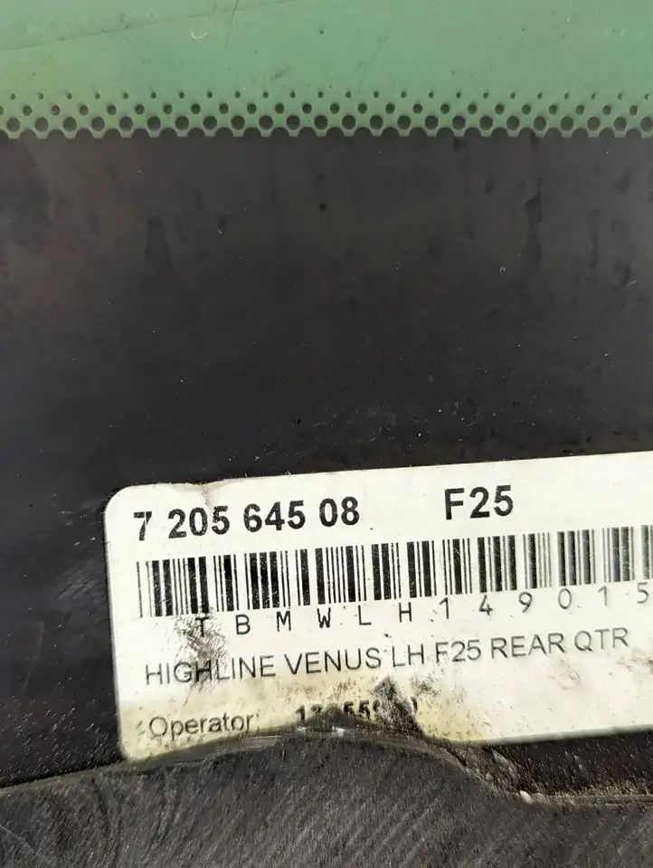 BMW X3 F25 (2010 - 2017) 7205645 Заднее боковое стекло — фото 3