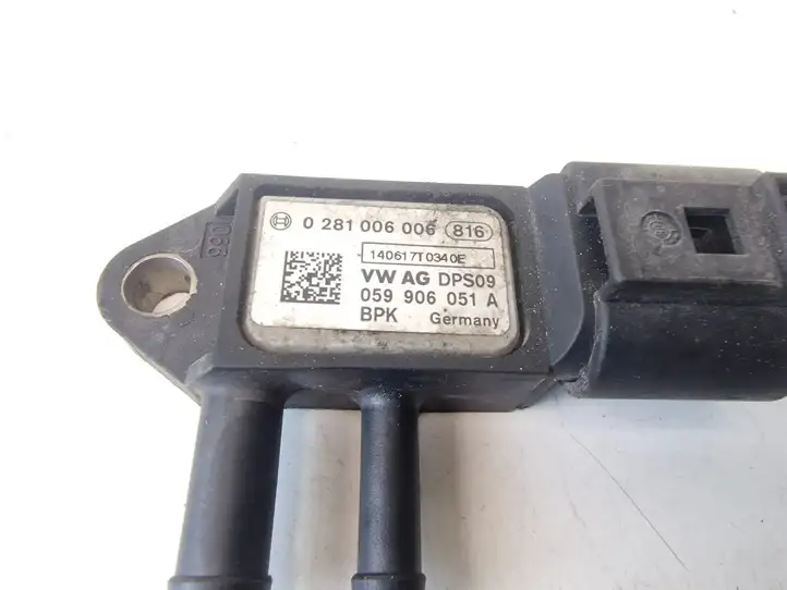 Audi A6 S6 C6 4F (2008 - 2011) 059906051A Датчик давления выхлопных газов — фото 2