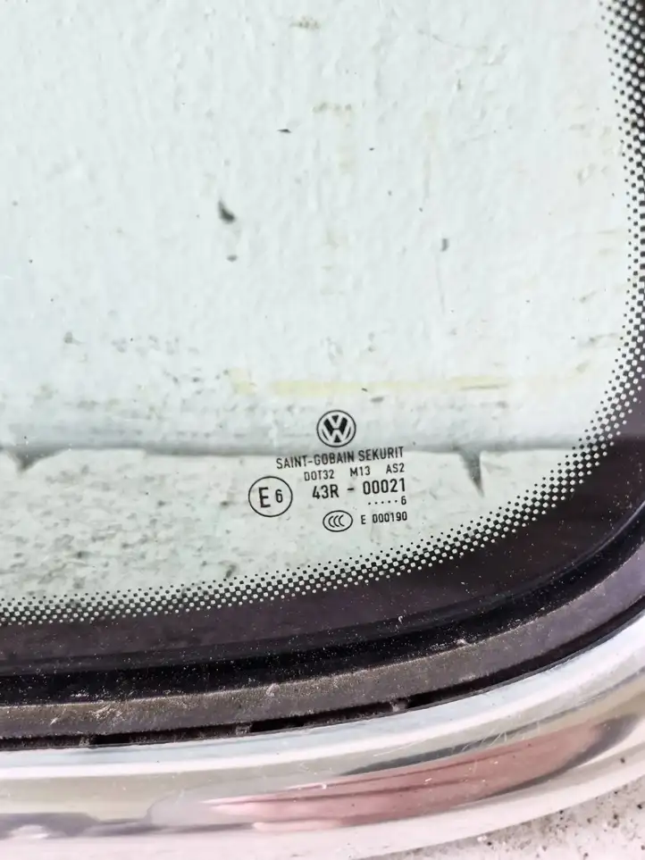 Volkswagen PASSAT B6 (2005 - 2010) 43R00021 Заднее боковое стекло — фото 2