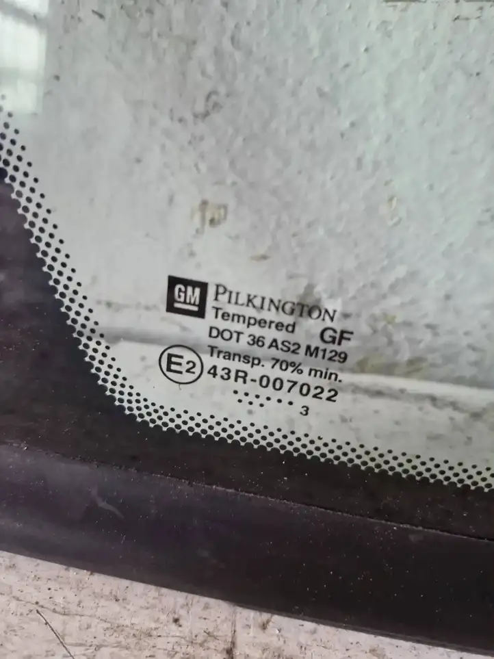 Opel Zafira A (1999 - 2003) 43R007022 Треугольное стекло кузова — фото 2