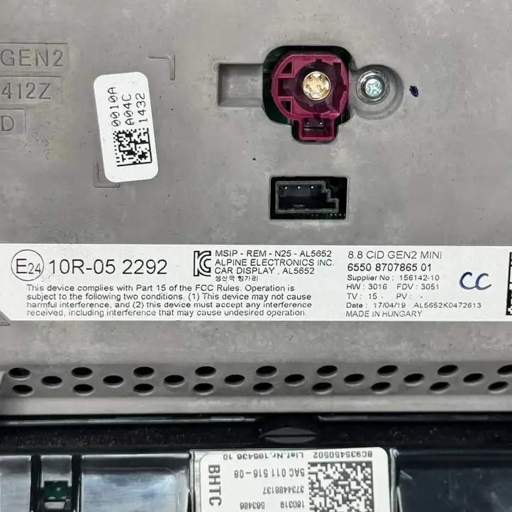 Mini One Cooper F56 F55 (2012 - 2022) 8707865 Магнитола / мультимедийная система — фото 13