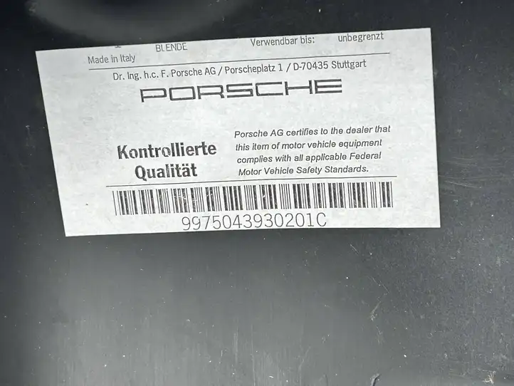 Porsche 911 997 (2004 - 2013) 99750439302 Прочие внешние детали — фото 4