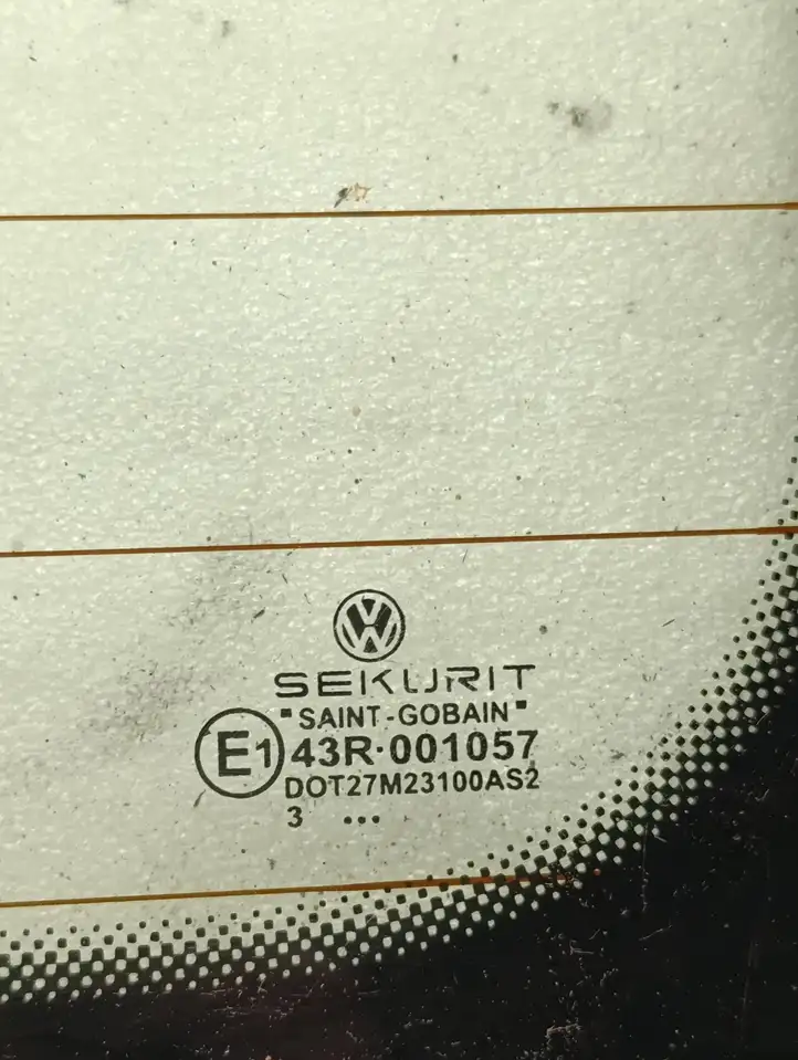Volkswagen Transporter - Caravelle T5 (2003 - 2009) 43R001057 Стекло задней двери — фото 4