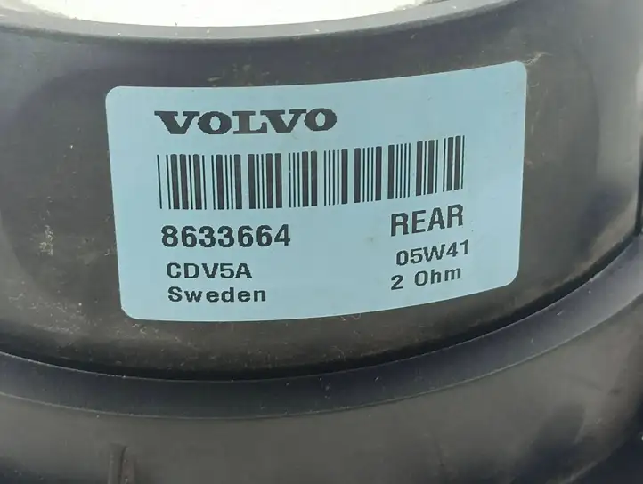 Volvo XC90 (2006 - 2014) 8633664 Динамики задних дверей — фото 8