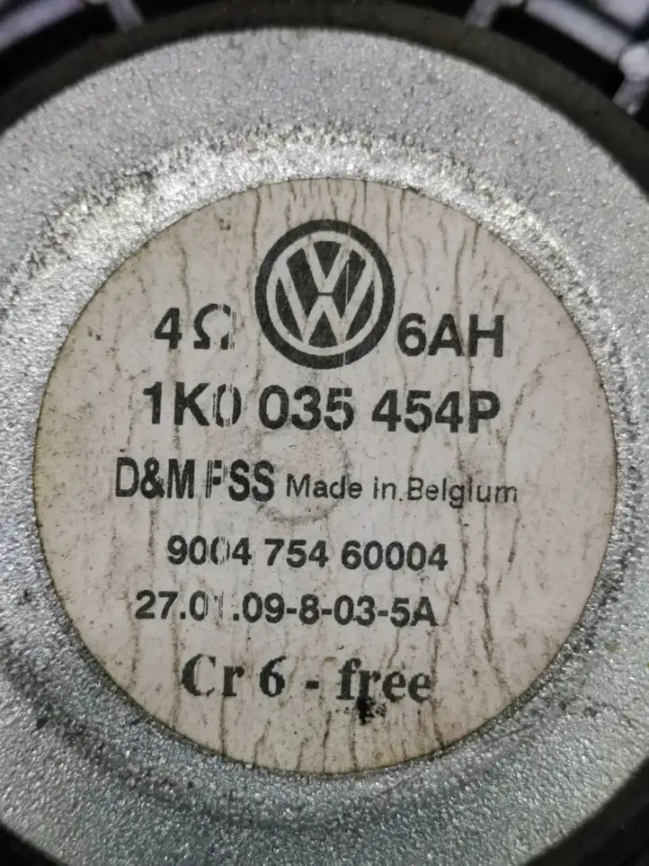 Volkswagen Golf Plus (2008 - 2014) 1K0035454P Динамики передних дверей — фото 4
