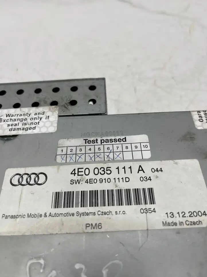 Audi A6 S6 C6 4F (2004 - 2008) 4E0035111A CD/DVD чейнджер — фото 4