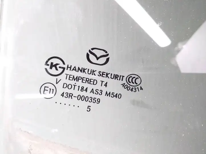 Mazda 3 II (2013 - 2017) Стекло задней двери — фото 2