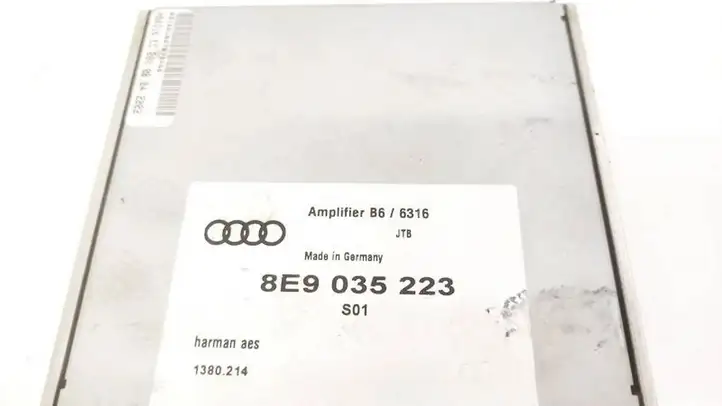 Audi A4 S4 B6 8E 8H (2000 - 2006) 8E9035223 Усилитель звука — фото 4