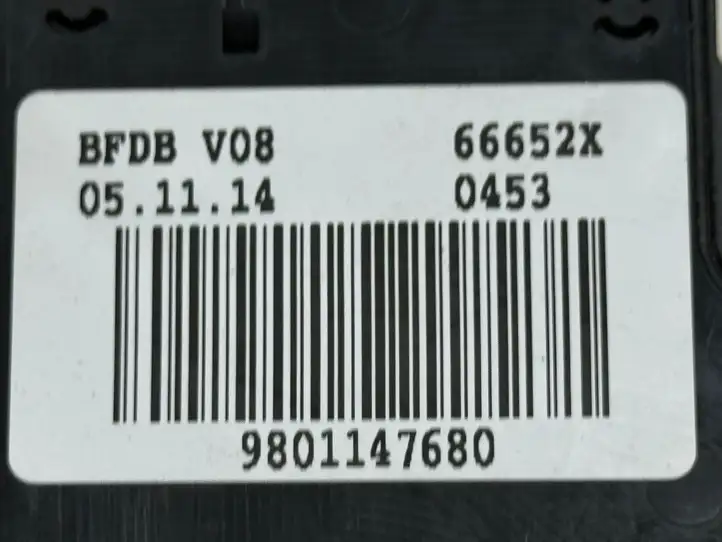 Citroen C3 (2013 - 2016) 9801147680 Реле защиты аккумулятора — фото 6